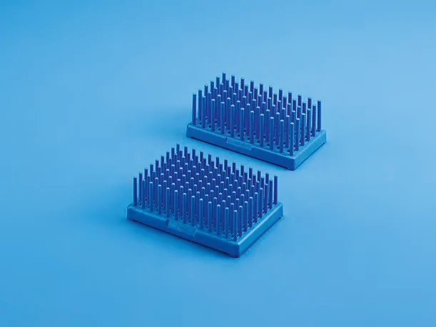 Test Tube Peg Rack, RPP, Non Autoclavable — catalogue illustration