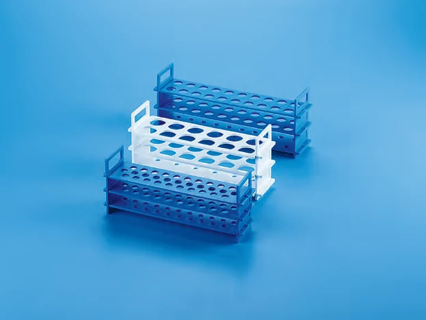 Test Tube Stand, RPP, Non Autoclavable — catalogue illustration