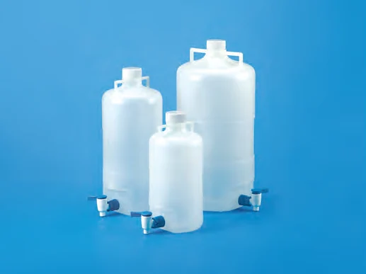 Aspirator Bottle with Stopcock, PP — catalogue illustration