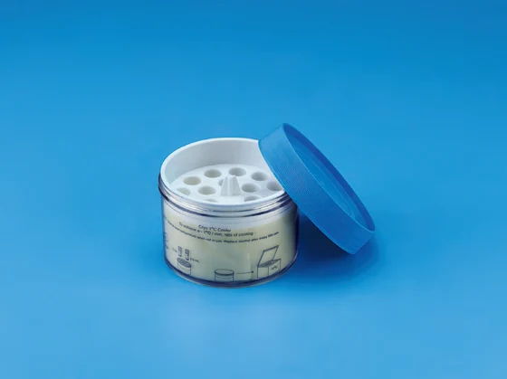 1°C Cooler, PC with HDPE closure — catalogue illustration