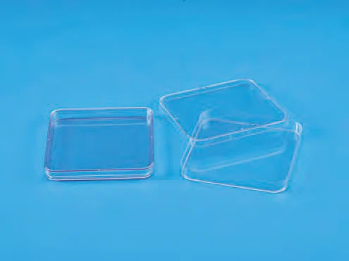 Sterile Petri dish Square 125 mm x 125 mm — catalogue illustration