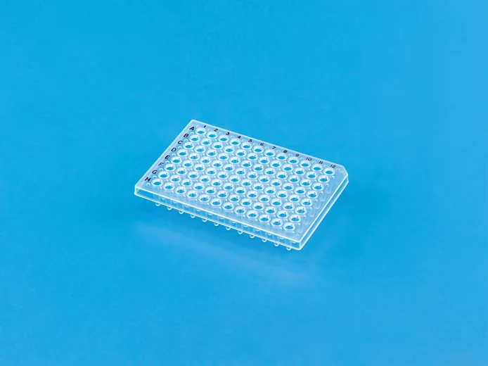 Semi Skirted 96 Wells Standard Profile PCR Plate — catalogue illustration