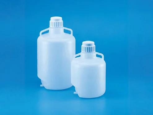 Wide Mouth Carboy LDPE with white PP closure — catalogue illustration