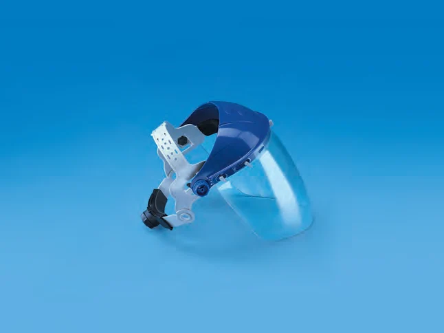 Safety Face Sheild — catalogue illustration