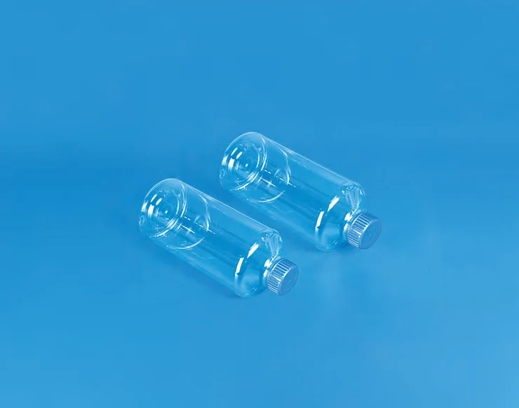 Sterile Roller Bottles, Smooth wall with Seal cap, PET — catalogue illustration
