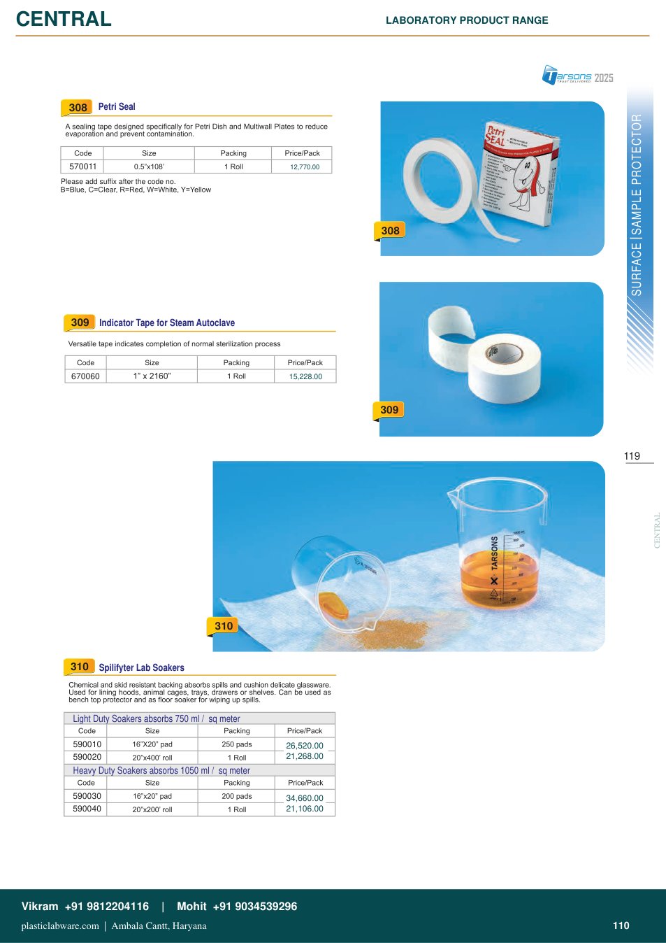 Complete technical catalogue reference for Tarsons 670060