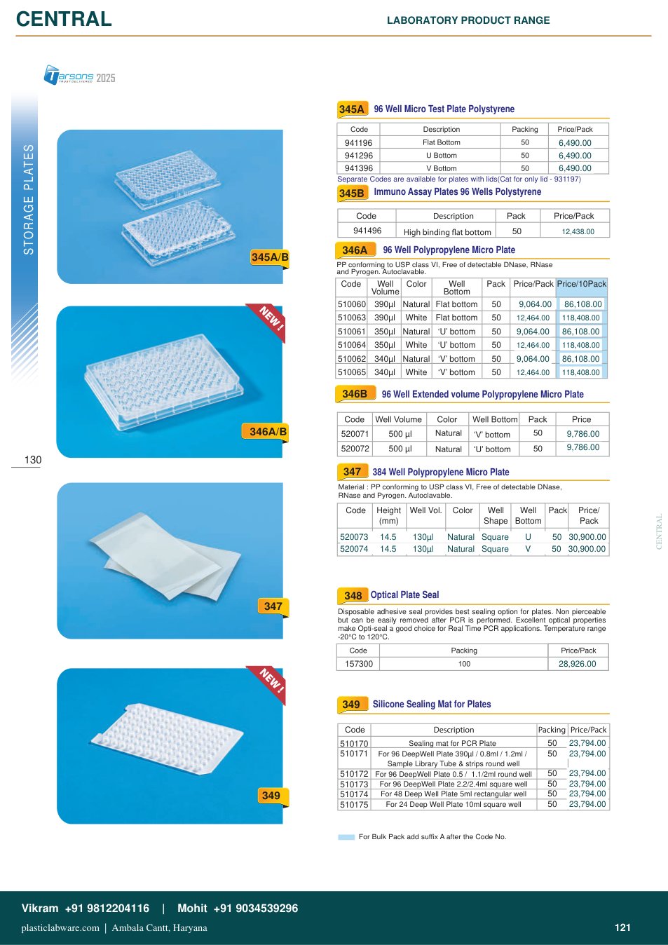 Complete technical catalogue reference for Tarsons 520072