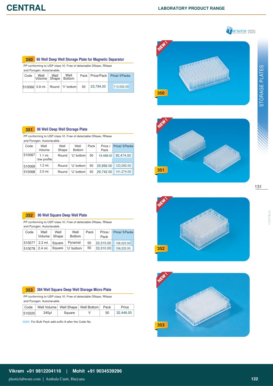 Complete technical catalogue reference for Tarsons 510067